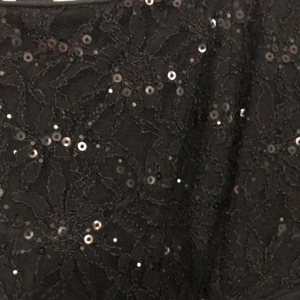 R&M Richards formal black midi dress size 22W plus‎ sequins